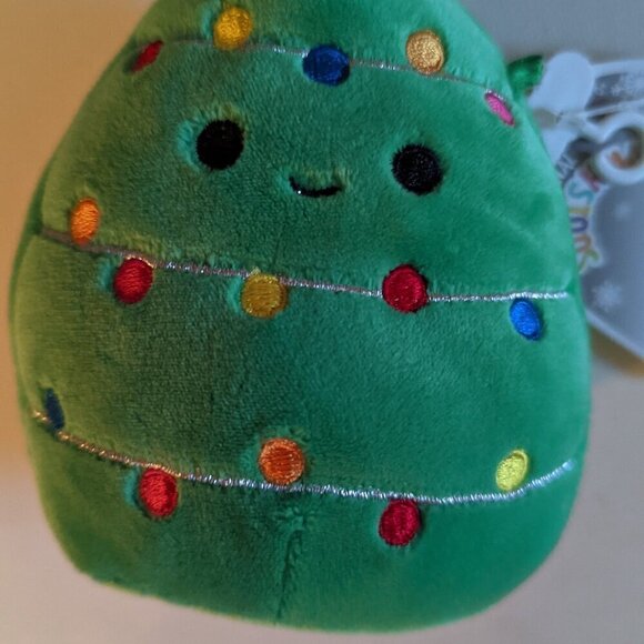 NWT 4" Carol Christmas Tree Squishmallows Holiday Plush Toy Lights Star NEW HTF - Picture 2 of 5